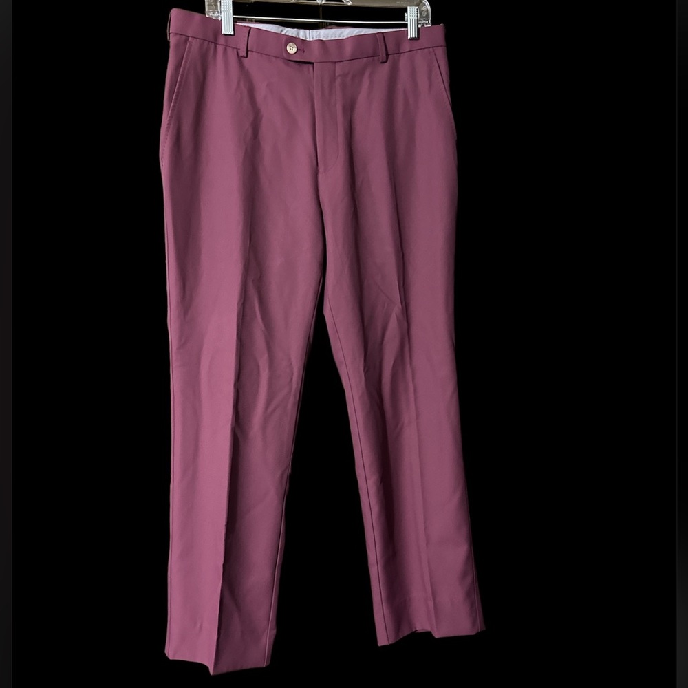 Peter Millar wicking pants purple 35x29 golf
